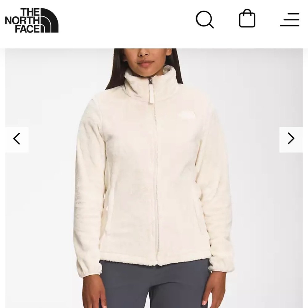 North face fleece - L - champagne color